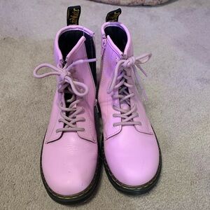 Dr. Martens Women's Light Pink Combat Boots